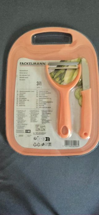Set pelador y puntilla FACKELMANN