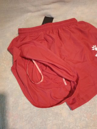 Pantalón corto deportivo Kelme rojo Unisex