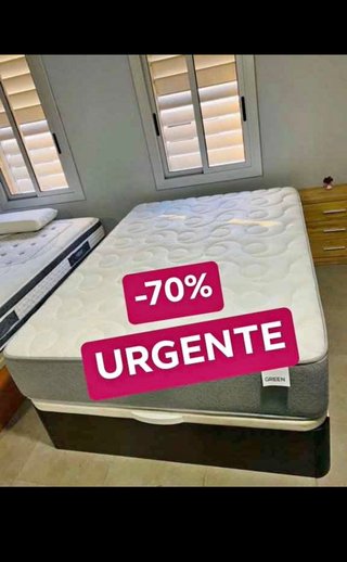 Cama + Colchón LIQUIDACIÓN-70%