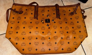 Borsa donna marrone e oro