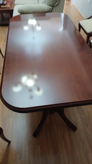 Mesa comedor madera con 6 sillas