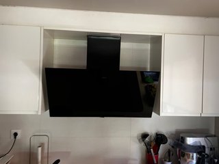 Campana extractora cocina negra MEPASA
