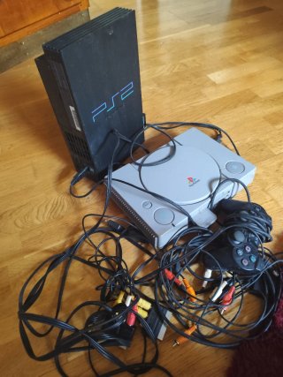 Consola PlayStation 2 PS2 + Mando y Cables