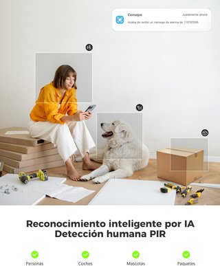 Cámara COCOCAM 2K WiFi con Batería