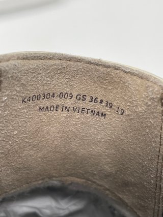 Botines Camper Beige y Negro