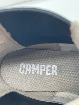 Botines Camper Beige y Negro