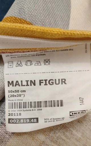 2 Fodere per Cuscino Malin Figur IKEA 50 Dismesse