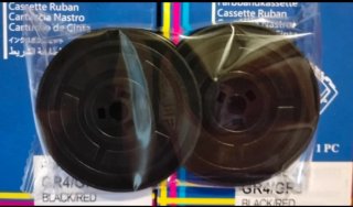 Lote 4 Cartuchos Cinta Brother GR4/GR8 Negro