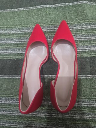 Zapatos tacón rojos T38