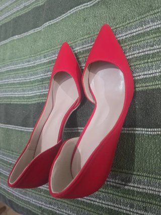 Zapatos tacón rojos T38