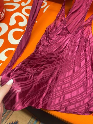 Top elegante rosa/morado talla S