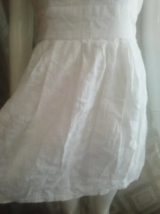 Vestido blanco palabra de honor