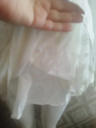 Vestido blanco palabra de honor