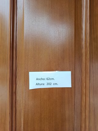 Puerta de roble 62x202 cm
