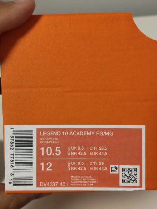 T44,5 Nike Legend 10 Academy  Azul/Rosa
