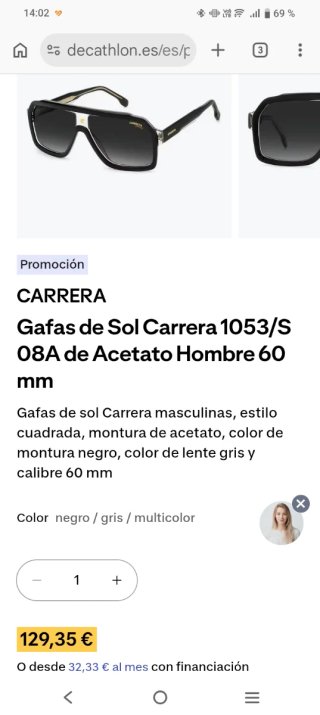 Gafas Carrera 1053/S Hombre