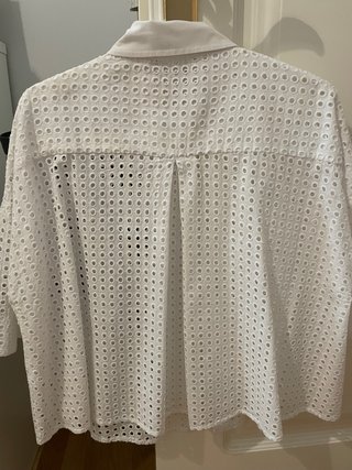Camisa Adolfo Domínguez Algodón Blanca Oversize