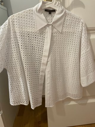 Camisa Adolfo Domínguez Algodón Blanca Oversize