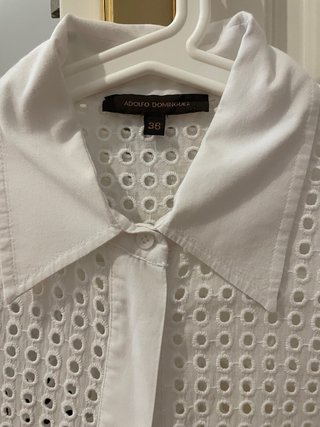 Camisa Adolfo Domínguez Algodón Blanca Oversize