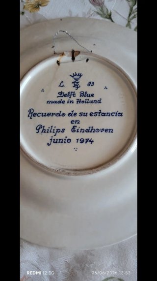 Lote 4 Platos Vintage Cerámica Porcelana