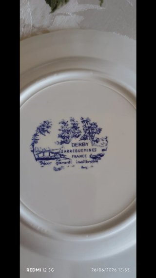 Lote 4 Platos Vintage Cerámica Porcelana