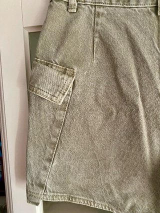 Falda pantalón Zara verde militar