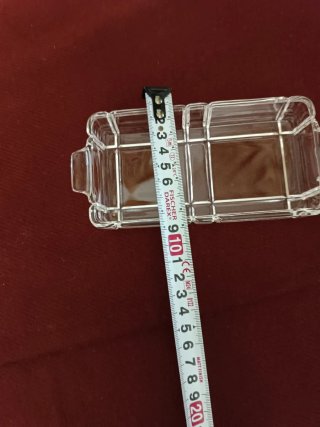 Mantequillera de cristal
