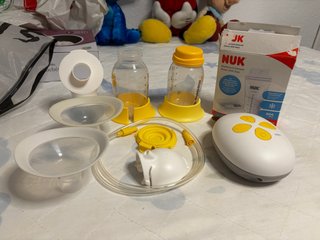 Sacaleches Medela y Bolsas Leche NUK