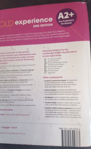 GOLD EXPERIENCE 2ED A2+ STUDENT'S BOOK & INTERActi