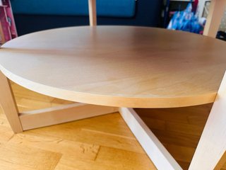 Mesa de centro IKEA VEJMON madera