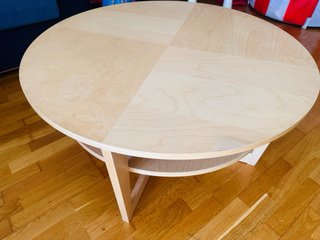 Mesa de centro IKEA VEJMON madera