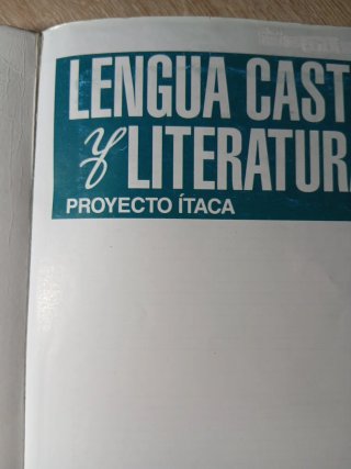 Lengua castellana y literatura, 1 BACH.