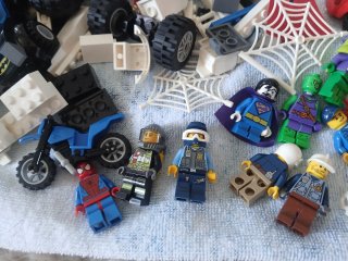 Lotto Lego Sfuso Supereroi e Veicoli.