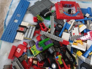 Lotto Lego Sfuso Supereroi e Veicoli.