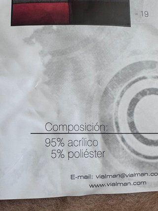 Manta Vialman 240x240 cm Beige/Marrón Nueva