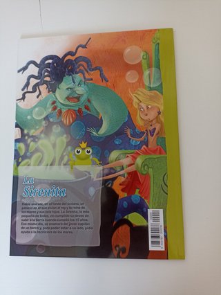 Libro infantil "La Sirenita" + CD
