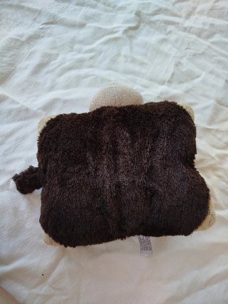 Peluche de mono marrón