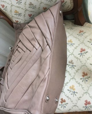 Bolso Zara Piel Marrón XXL