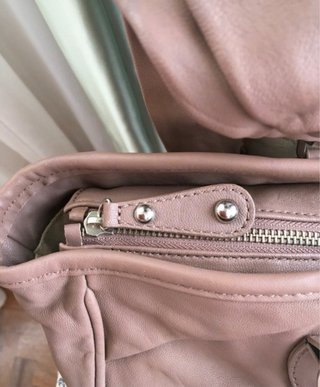 Bolso Zara Piel Marrón XXL