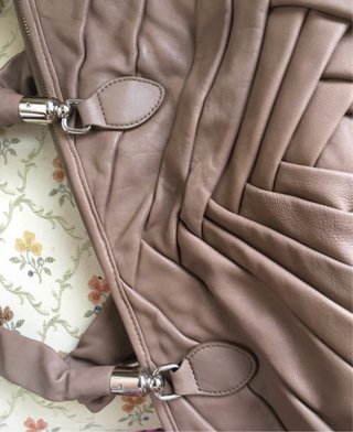 Bolso Zara Piel Marrón XXL