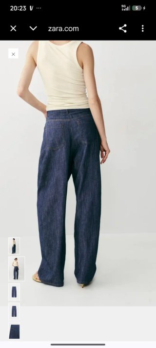 Pantalón vaquero Zara mujer talla XL
