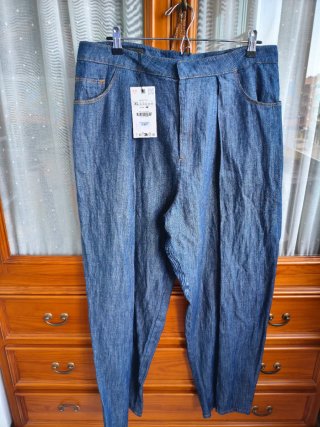 Pantalón vaquero Zara mujer talla XL