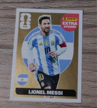 Sticker Extra Oro Messi FIFA Panini