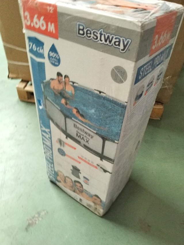 Bestway Piscina Desmontable Tubular Steel 366 x 76