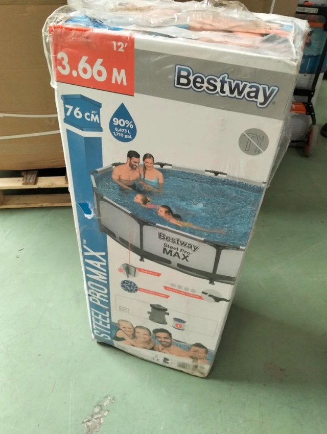 Bestway Piscina Desmontable Tubular Steel 366 x 76