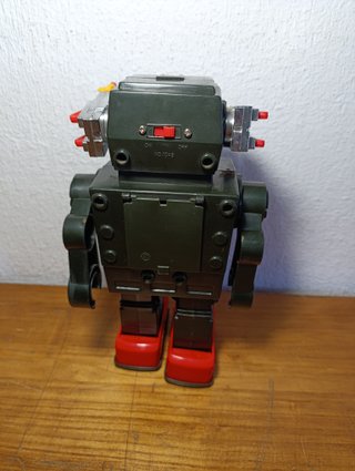 Space Robot Walking Action - Hong Kong Vintage