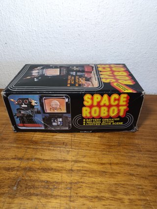 Space Robot Walking Action - Hong Kong Vintage