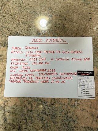 Renault Clio Sport Tourer Tce 2015