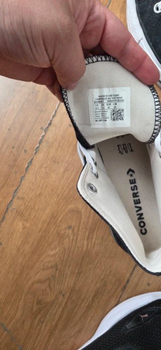 Converse negras altas poco uso