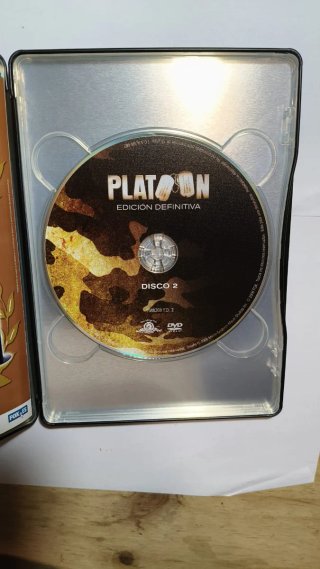 Platoon DVD Película Bélica Oliver Stone Español